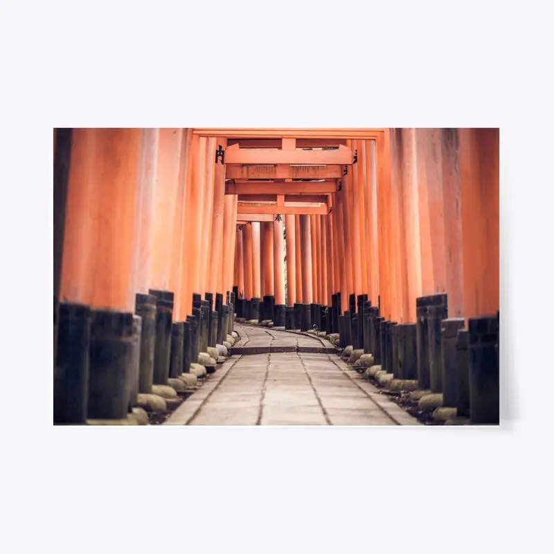 Fushimi Inari Torii Gates in Kyoto Japan